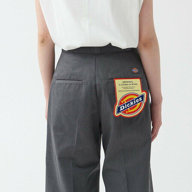 qualite(カリテ)の【チャコールグレー】【Dickies*qualite】ワイドパンツ レディースのパンツ(その他)の商品写真