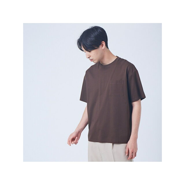 ABAHOUSE(アバハウス)の【ブラウン】【44】【MYSELF ABAHOUSE】シルケット ルーズ Tシャツ その他のその他(その他)の商品写真