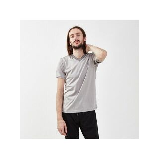 ゴーサンゴーイチプールオム(5351 POUR LES HOMMES)の【ライトグレー】トリアセリバーニット VネックTシャツ(その他)