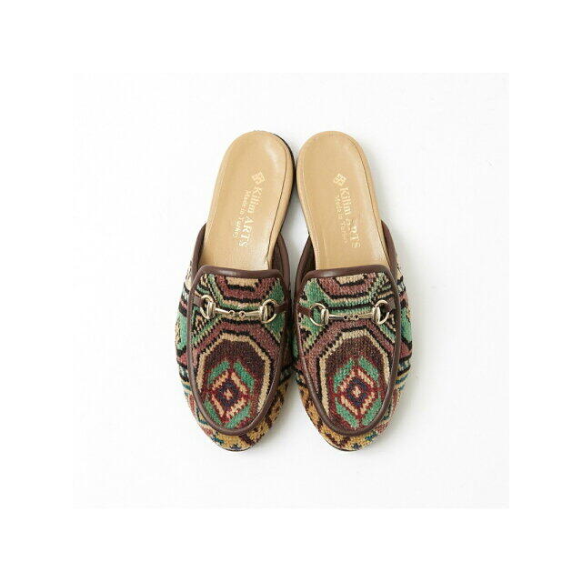 Rouge vif la cle(ルージュヴィフラクレ)の【ブラウン】【Kilim AETS】Slipper レディースの靴/シューズ(その他)の商品写真