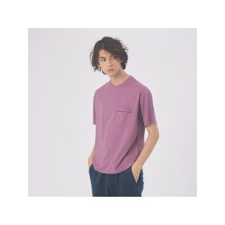 アバハウス(ABAHOUSE)の【パープル】パイピング ポンチ ポケット Tシャツ(Tシャツ/カットソー(半袖/袖なし))