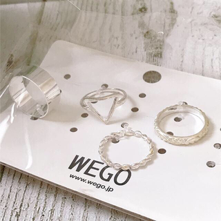 WEGO 指輪 4個セット ＋ 1個 オマケ(リング(指輪))