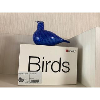 イッタラ(iittala)のイッタラ　　バード　　oiva toikka   ブルーバード(置物)