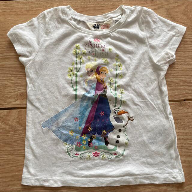 アナと雪の女王(アナトユキノジョオウ)のアナと雪の女王　Tシャツ　110 キッズ/ベビー/マタニティのキッズ服女の子用(90cm~)(Tシャツ/カットソー)の商品写真