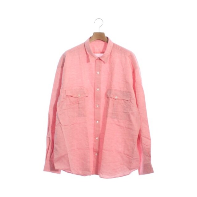 PORTER CLASSIC ポータークラシック カジュアルシャツ XL ピンクなし生地の厚さ