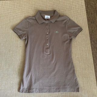 ラコステ(LACOSTE)のラコステ　ポロシャツ　カーキ(ポロシャツ)