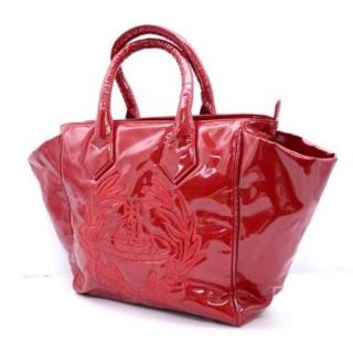 ヴィヴィアンウエストウッド(Vivienne Westwood)のvivienne westwood エナメルハンドバッグ 赤(ハンドバッグ)