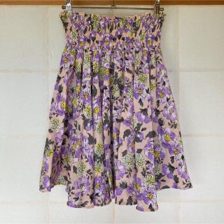 レディメイド(LADY MADE)のLADY  MADE   花柄スカート(ひざ丈スカート)