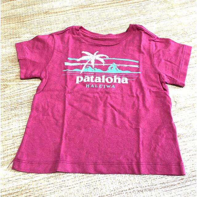 patagonia(パタゴニア)の【記名あり】Patagonia Tシャツ pataloha 70〜80㎝ キッズ/ベビー/マタニティのベビー服(~85cm)(Ｔシャツ)の商品写真