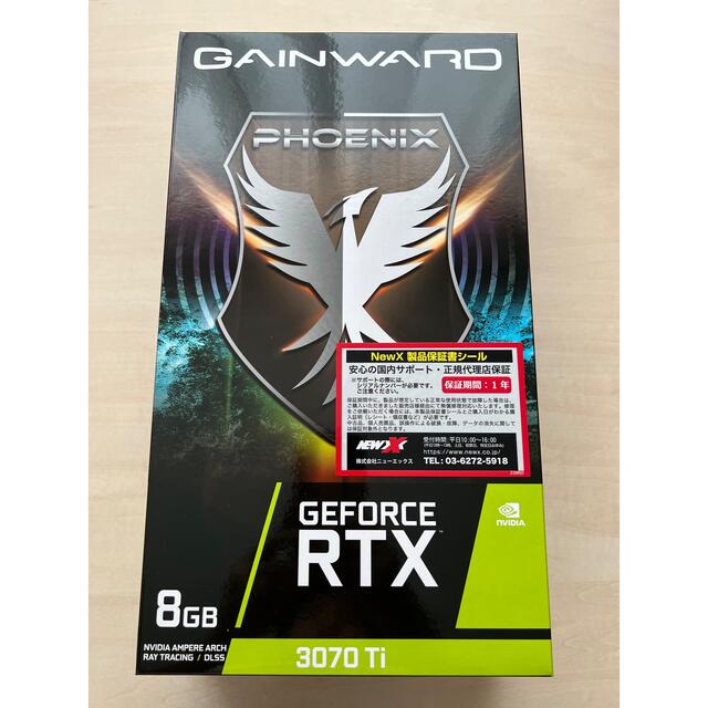 スマホ/家電/カメラGAINWARD RTX3070Ti PHOENIX 8GB グラボ