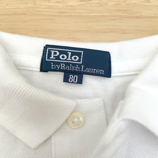 POLO RALPH LAUREN(ポロラルフローレン)のPolo by Ralph Lauren/長袖ポロシャツ/サイズ80cm キッズ/ベビー/マタニティのベビー服(~85cm)(シャツ/カットソー)の商品写真