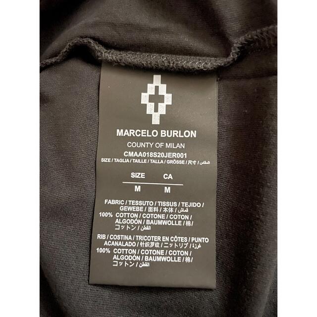 MARCELO BURLON(マルセロブロン)の新品　MARCELO BURLON マルセロバーロン　フェザー　Tシャツ　M メンズのトップス(Tシャツ/カットソー(半袖/袖なし))の商品写真