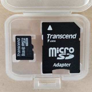 トランセンド(Transcend)のmicroSDHCメモリーカード 8GB(その他)