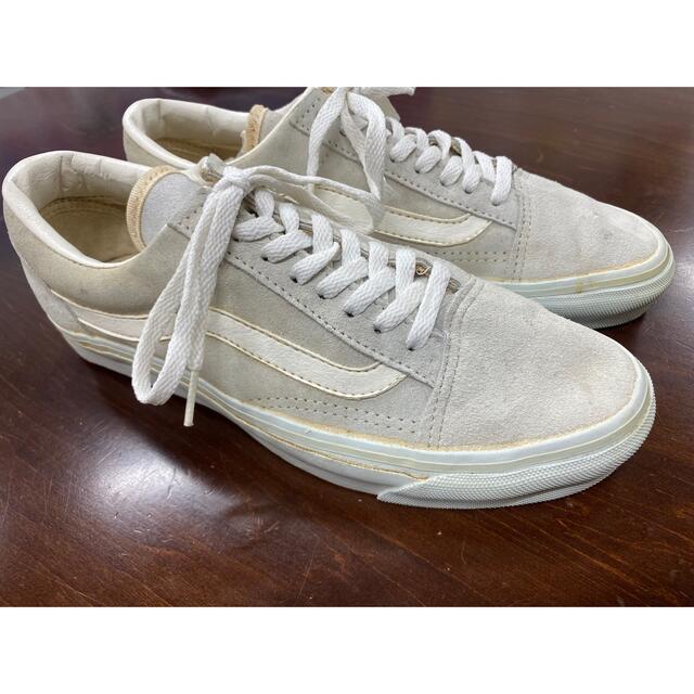 90s USA製 VANS OLD SKOOL 灰スエード US8 美品