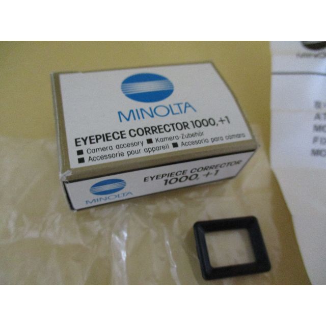 MINOLTA EYEPIECE CORRECTOR 1000 スマホ/家電/カメラのカメラ(その他)の商品写真