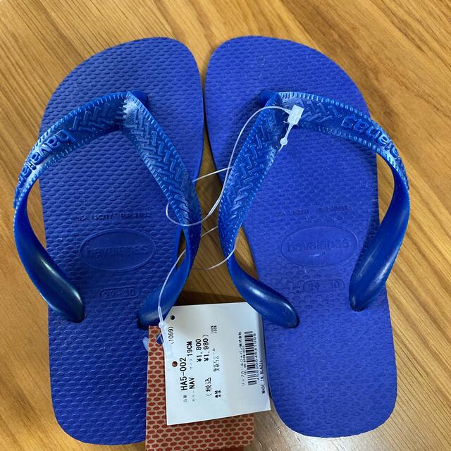 havaianas(ハワイアナス)のハワイアナス　ビーチサンダル　19 キッズ/ベビー/マタニティのキッズ靴/シューズ(15cm~)(サンダル)の商品写真