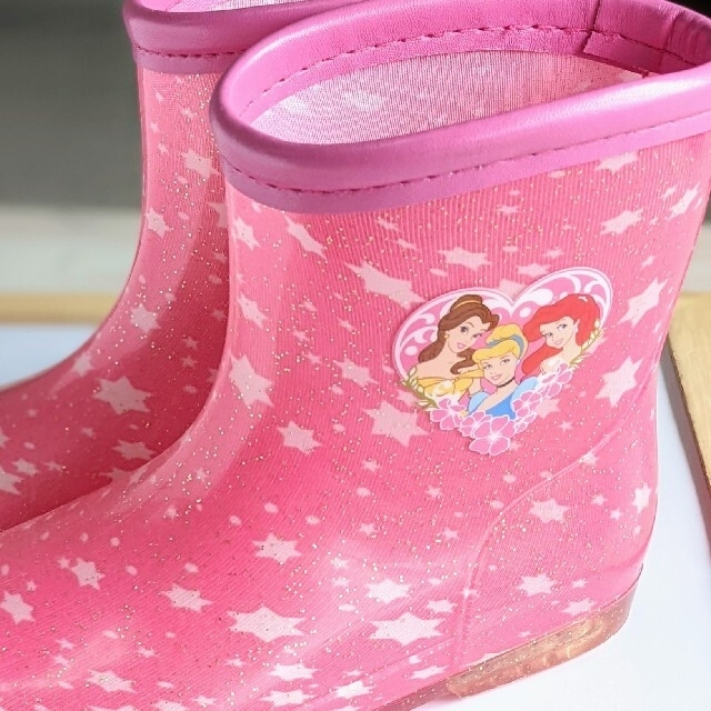 Disney(ディズニー)の長靴 レインシューズ ディズニープリンセス 17cm 女の子 キッズ/ベビー/マタニティのキッズ靴/シューズ(15cm~)(スニーカー)の商品写真
