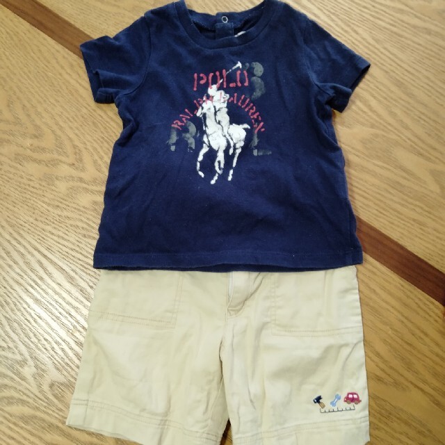 POLO RALPH LAUREN(ポロラルフローレン)のポロ　ラルフローレン　Tシャツ　80 キッズ/ベビー/マタニティのベビー服(~85cm)(Ｔシャツ)の商品写真