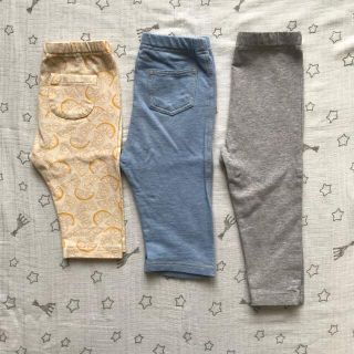 ユニクロ(UNIQLO)のUNIQLO petit main レギンス3枚セット(パンツ/スパッツ)