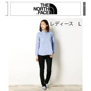 ザノースフェイス(THE NORTH FACE)の【THE NORTH FACE】レディース　L オックスフォードシャツ(シャツ/ブラウス(長袖/七分))