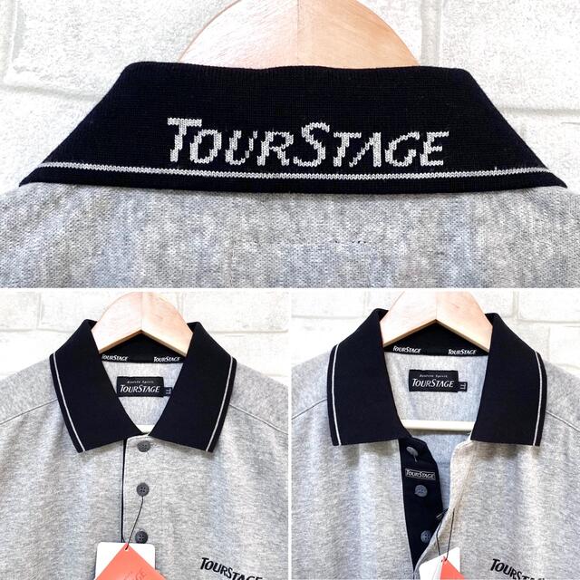 TOURSTAGE(ツアーステージ)の☆未使用タグ付き☆ TOURSTAGE ツアーステージ ポロシャツ 吸汗速乾 スポーツ/アウトドアのゴルフ(ウエア)の商品写真