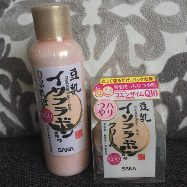 noevir(ノエビア)の豆乳イソフラボン♡ハリつや乳液&クリーム♡set コスメ/美容のスキンケア/基礎化粧品(乳液/ミルク)の商品写真