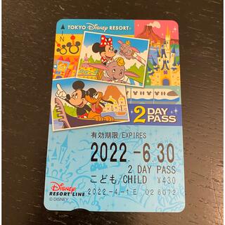 30周年【使用済】2013年度 ディズニーリゾートライン 切符 パス リゾラ 