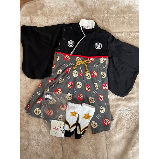 袴ロンパース 80 キッズ/ベビー/マタニティのベビー服(~85cm)(ロンパース)の商品写真
