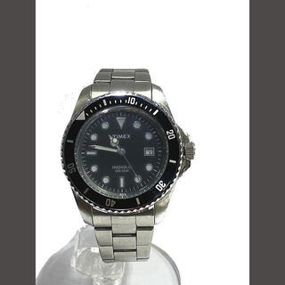 タイメックス(TIMEX)のタイメックス インディグロ クオーツ式 デイト ダイバーウォッチ 腕時計(腕時計)