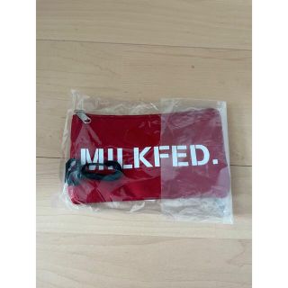 ミルクフェド(MILKFED.)の人気！【新品未使用】ミルクフェドのクリアポケットポーチ☆(ポーチ)