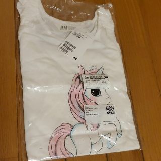 エイチアンドエム(H&M)の新品未使用☆H&M☆ユニコーントップス(Tシャツ/カットソー)