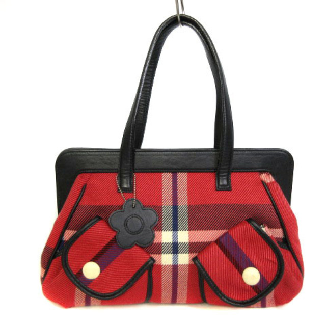 MARY QUANT(マリークワント)のマリークワント ハンドバッグ ショルダーバッグ チェック フラップポケット  レディースのバッグ(ハンドバッグ)の商品写真