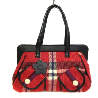 マリークワント(MARY QUANT)のマリークワント ハンドバッグ ショルダーバッグ チェック フラップポケット (ハンドバッグ)