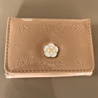 クレイサス(CLATHAS)のまみ様専用 新品未使用 CLATHAS クレイサス ピンクベージュ エナメル (財布)