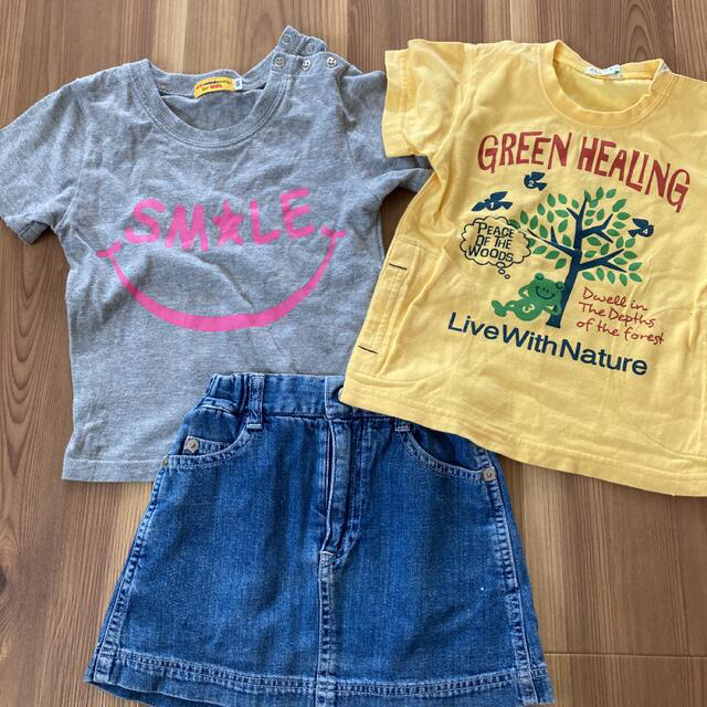 hakka kids(ハッカキッズ)の女の子　夏セット キッズ/ベビー/マタニティのキッズ服女の子用(90cm~)(Tシャツ/カットソー)の商品写真