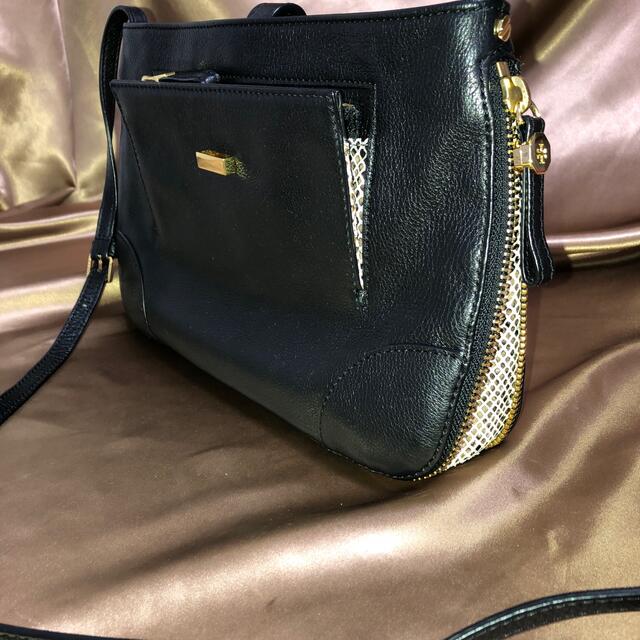 TORYBURCH トリーバーチ　ショルダーバック　パイソン　ゴールド金具