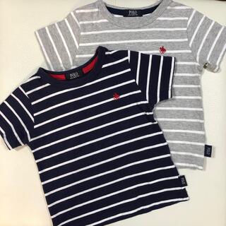 ポロラルフローレン(POLO RALPH LAUREN)の美品♡POLO baby ボーダー半袖Tシャツ　2色2枚セット　110センチ(Tシャツ/カットソー)