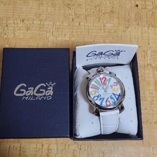 ガガミラノ(GaGa MILANO)のガガミラノマニュアーレ40電池新品☆(腕時計)