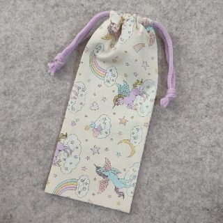 箸入れ　お箸袋　歯ブラシ袋　巾着子供　ハンドメイド(外出用品)