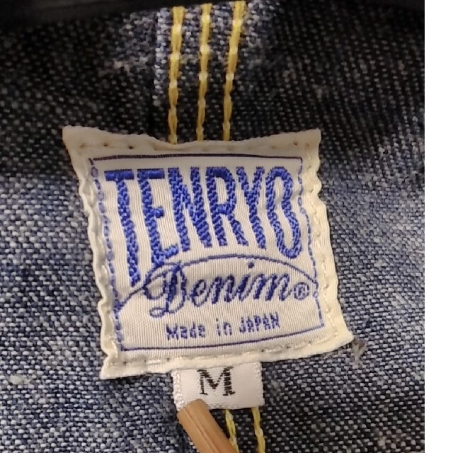 倉敷TENRYODENIM Mサイズ日本製ネップデニム13オンス　ウォバッシュ メンズのジャケット/アウター(Gジャン/デニムジャケット)の商品写真