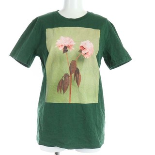 アザー(other)のリサ キング FLOWER TEE Tシャツ カットソー 半袖 EU XS 緑(Tシャツ(半袖/袖なし))