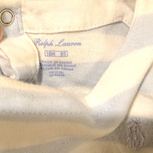 Ralph Lauren(ラルフローレン)のラルフローレン ベビー ボーダー ロンT キッズ/ベビー/マタニティのベビー服(~85cm)(Ｔシャツ)の商品写真