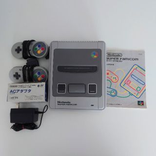 スーパーファミコン(スーパーファミコン)のスーパーファミコン本体/コントローラ/ACアダプタ(家庭用ゲーム機本体)