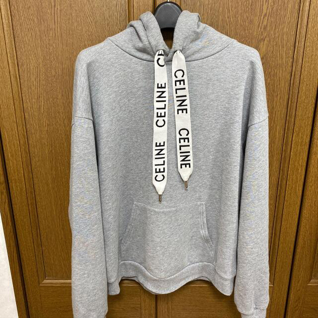 美品】リサ着 セリーヌ CELINE スウェット グレー L-