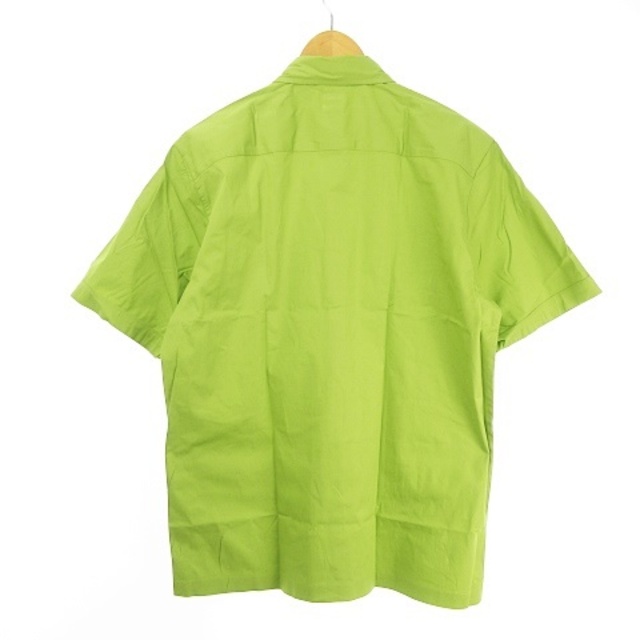 GAP(ギャップ)のシャツ ストレッチ 綿混 半袖 M 黄緑 ゆったりシルエット ビッグシルエット メンズのトップス(シャツ)の商品写真