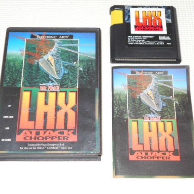 【スーパーセール】 SEGA - 端子清掃済みの 海外版 GENESIS CHOPPER ATTACK MD☆LHX その他