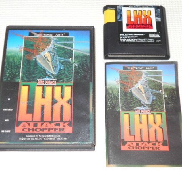 MD★LHX ATTACK CHOPPER GENESIS 海外版 端子清掃済みのサムネイル