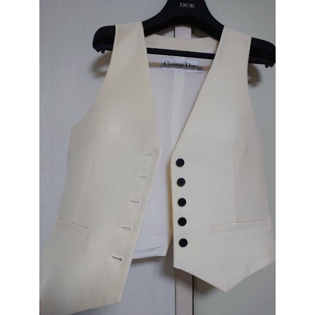 Christian Dior 2020 ウール&シルク シャンタン ベスト