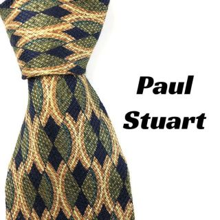 ポールスチュアート(Paul Stuart)の【2999】良品！Paul Stuart ポールスチュアート　ネクタイ　グリーン(ネクタイ)