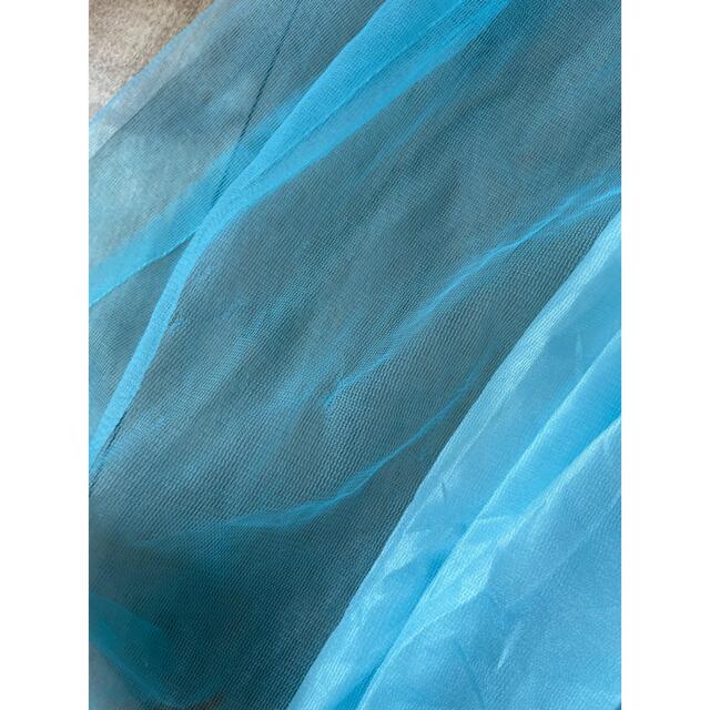 ブルー　ドレス　ワンピース　100 110 キッズ/ベビー/マタニティのキッズ服女の子用(90cm~)(ワンピース)の商品写真